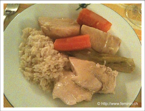 Poule au riz